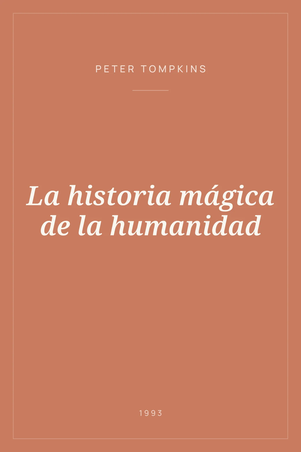 Portada de La historia mágica de la humanidad