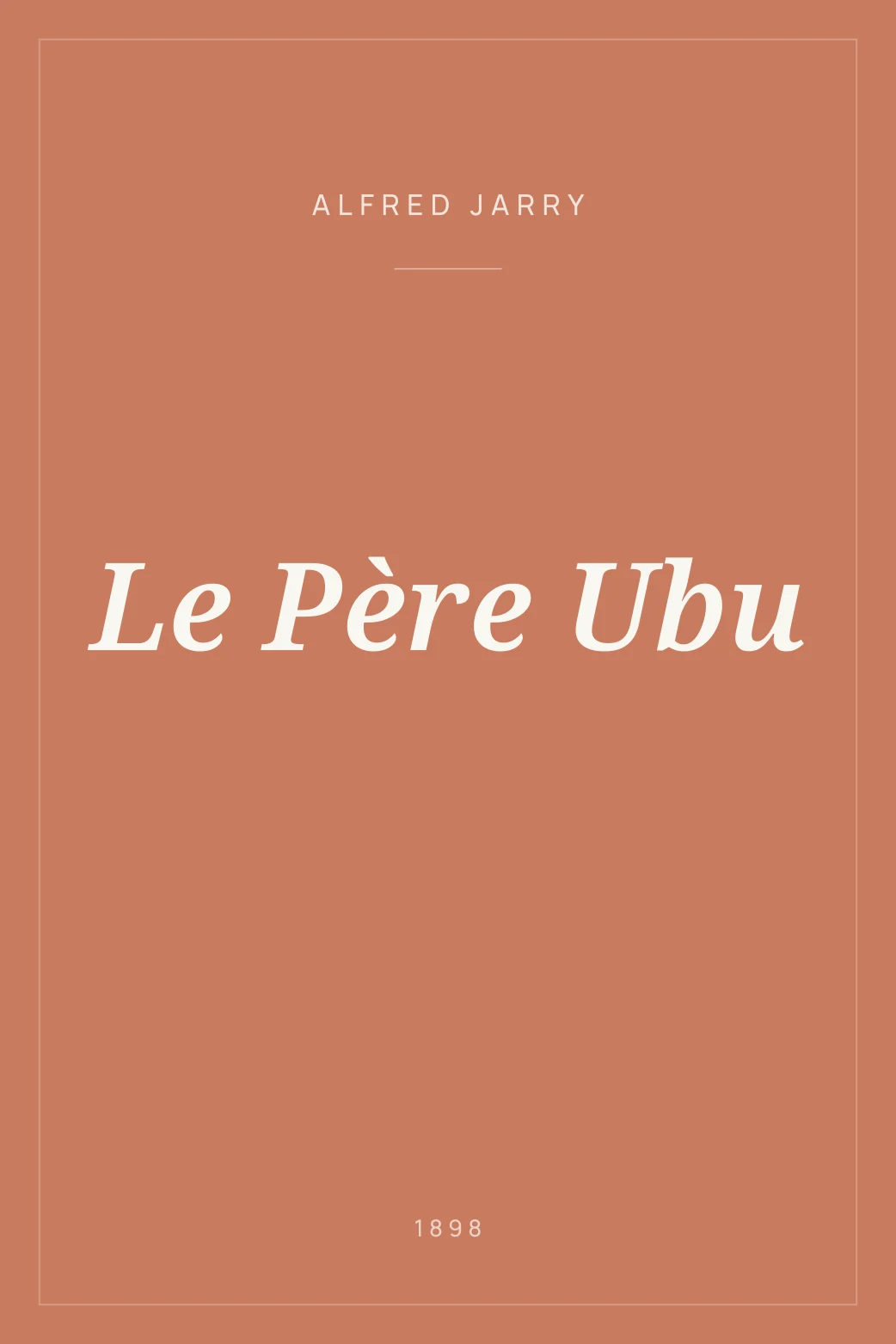 Portada de Le Père Ubu