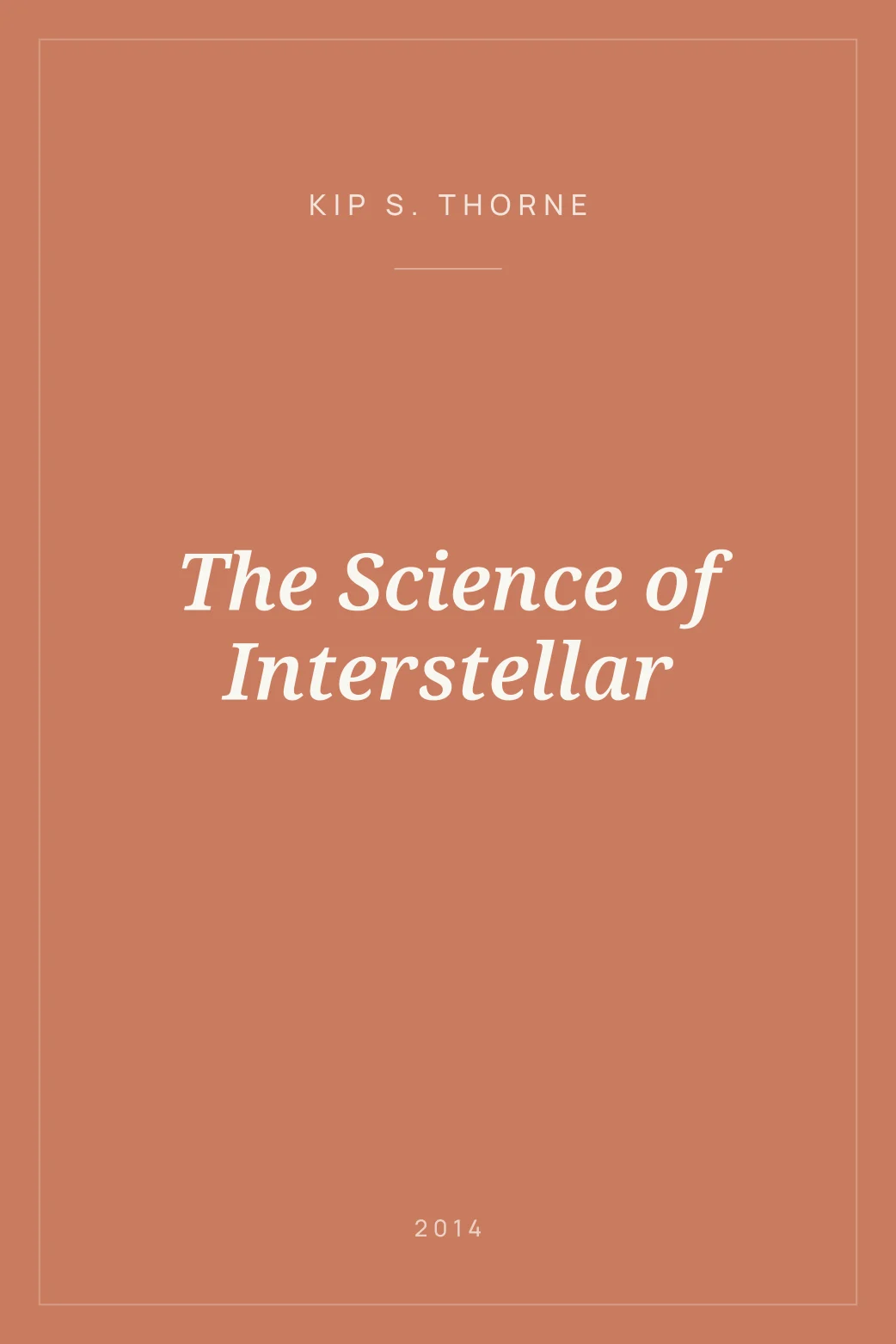 Portada de The Science of Interstellar
