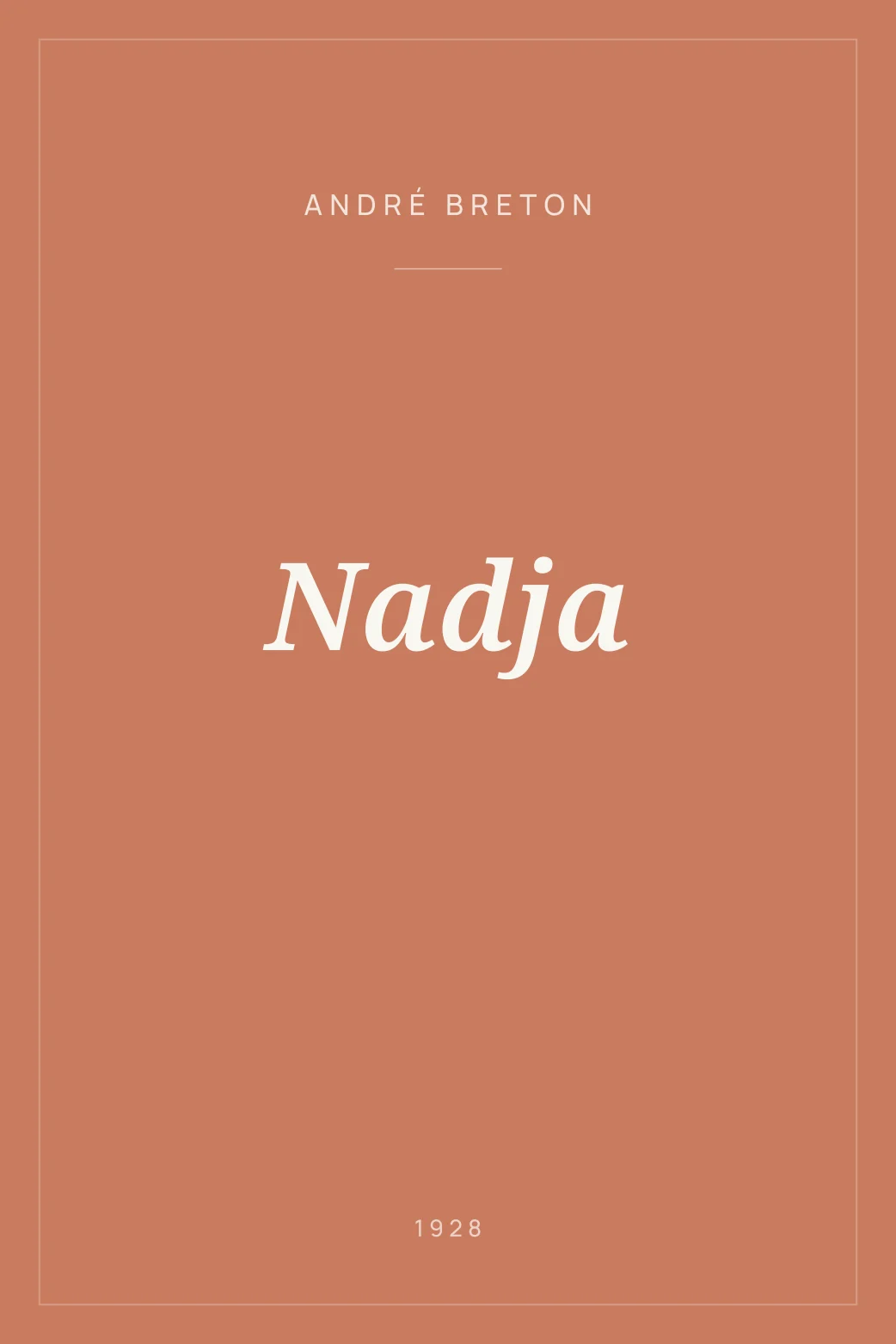 Portada de Nadja