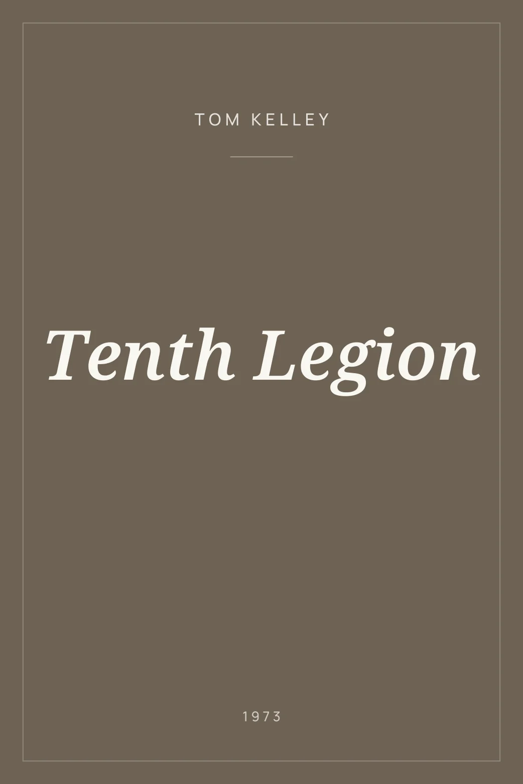 Portada de Tenth Legion