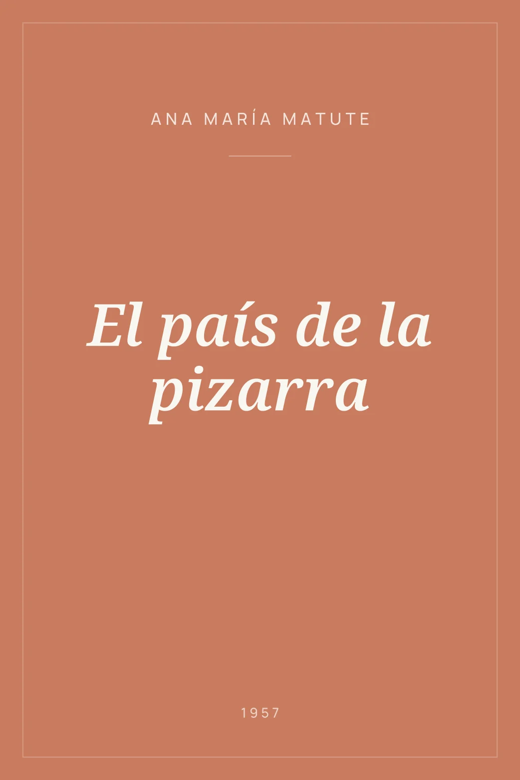 Portada de El país de la pizarra