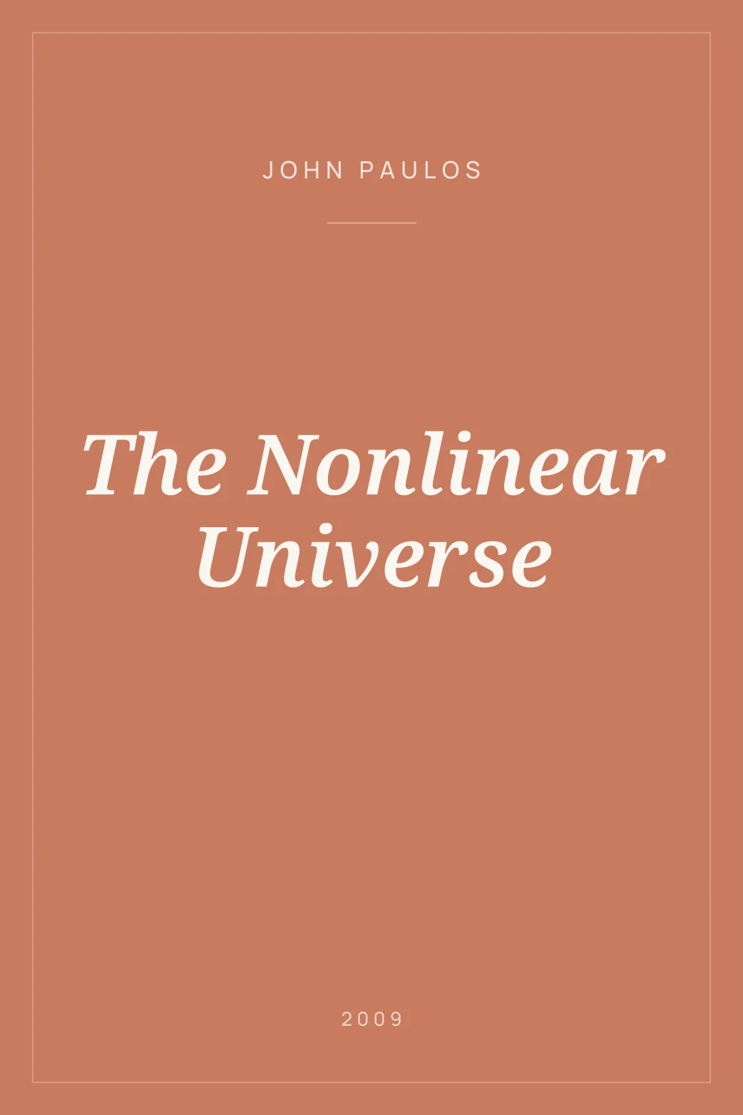 Portada de The Nonlinear Universe
