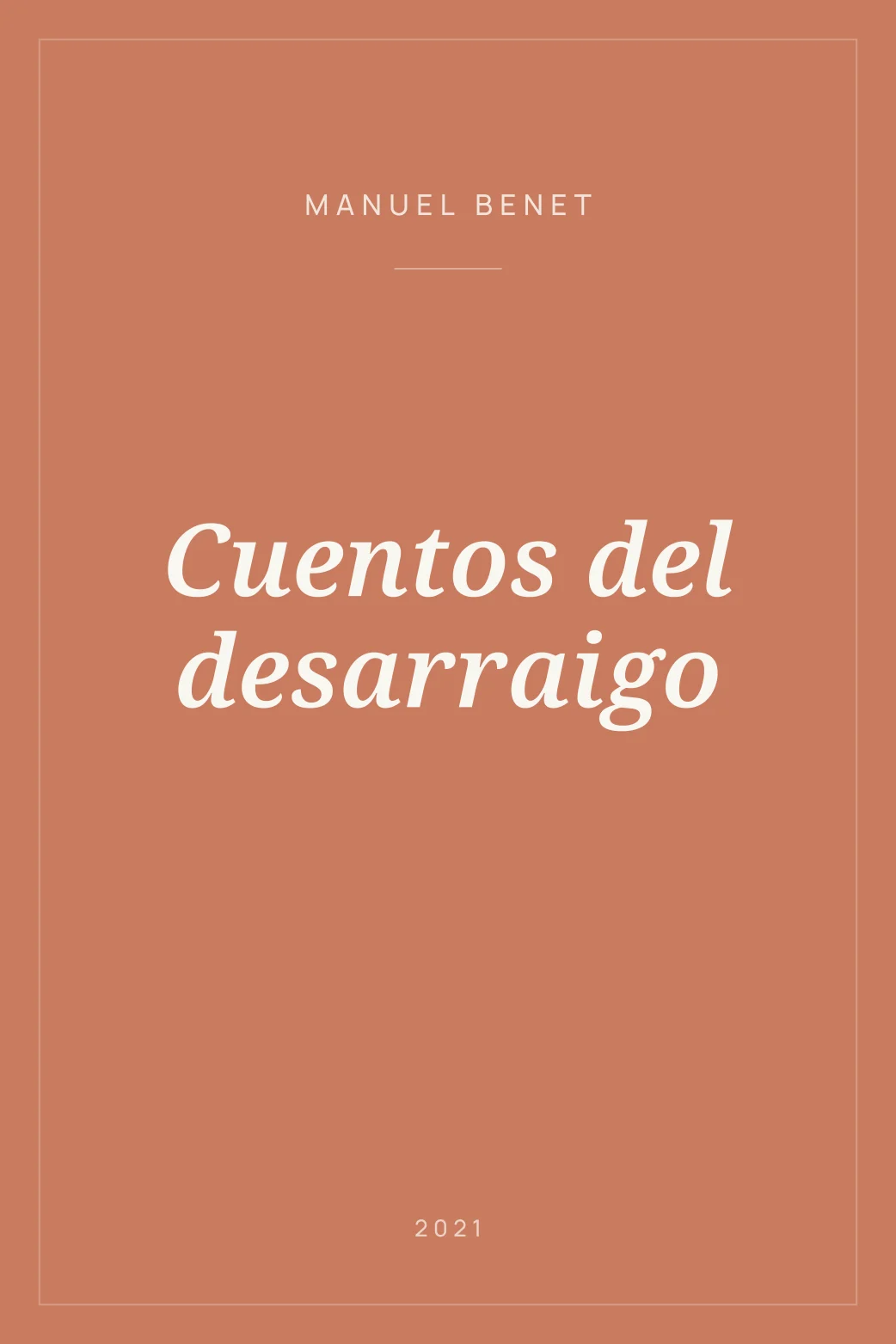 Portada de Cuentos del desarraigo