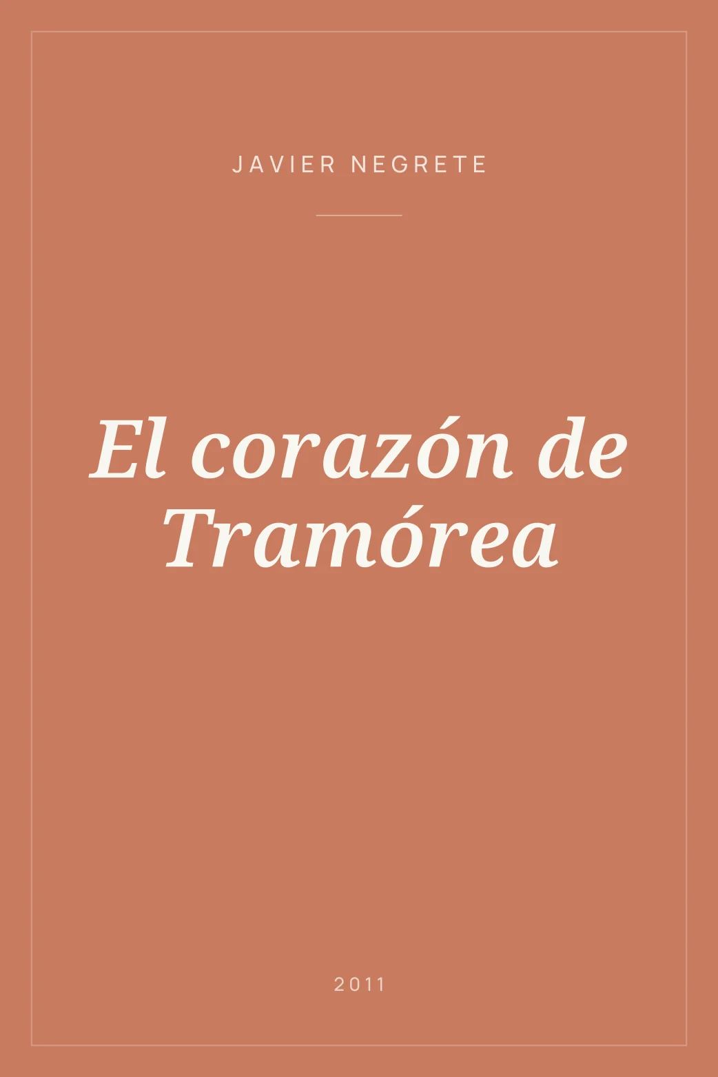 Portada de El corazón de Tramórea