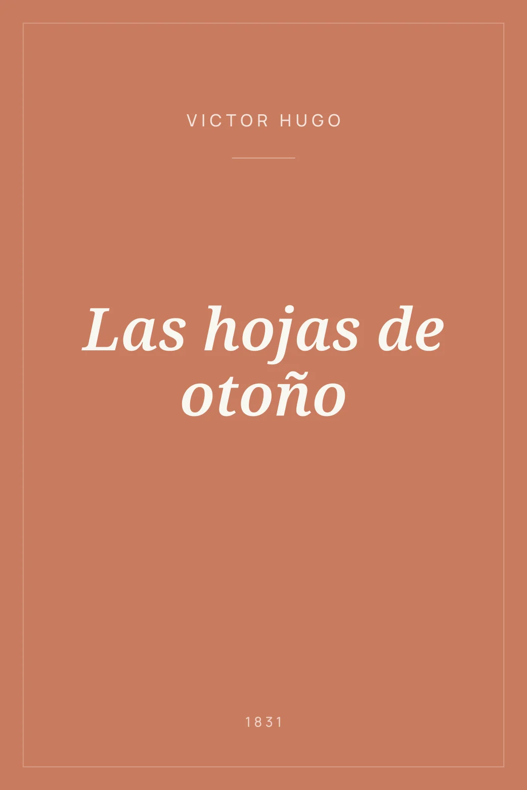 Portada de Las hojas de otoño