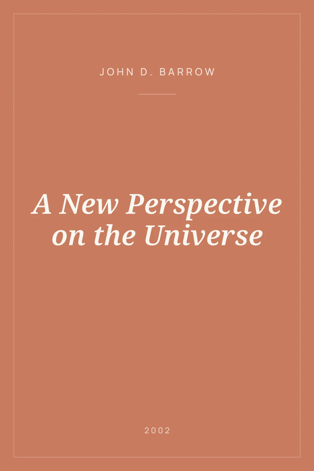 Portada de A New Perspective on the Universe