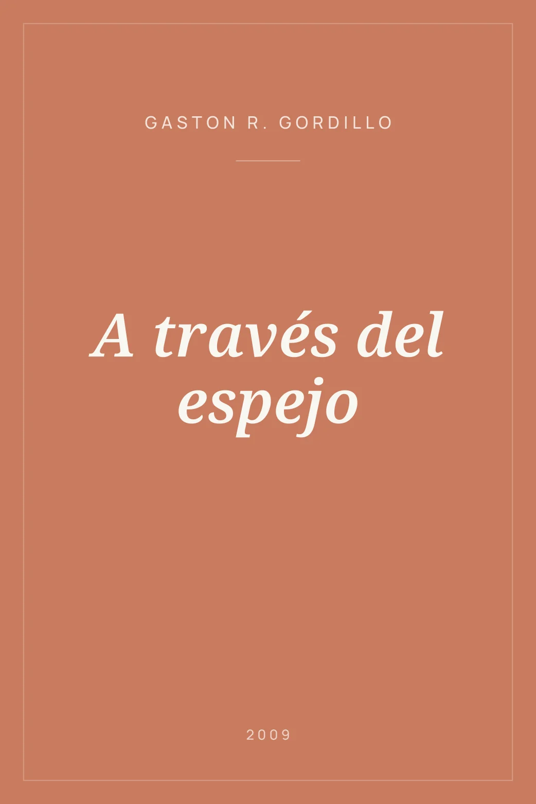 Portada de A través del espejo