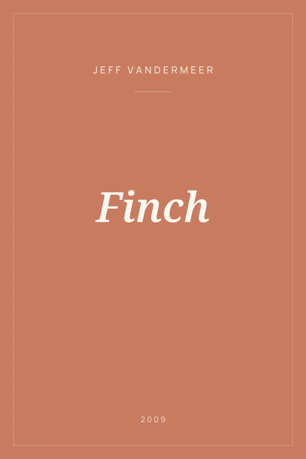 Portada de Finch
