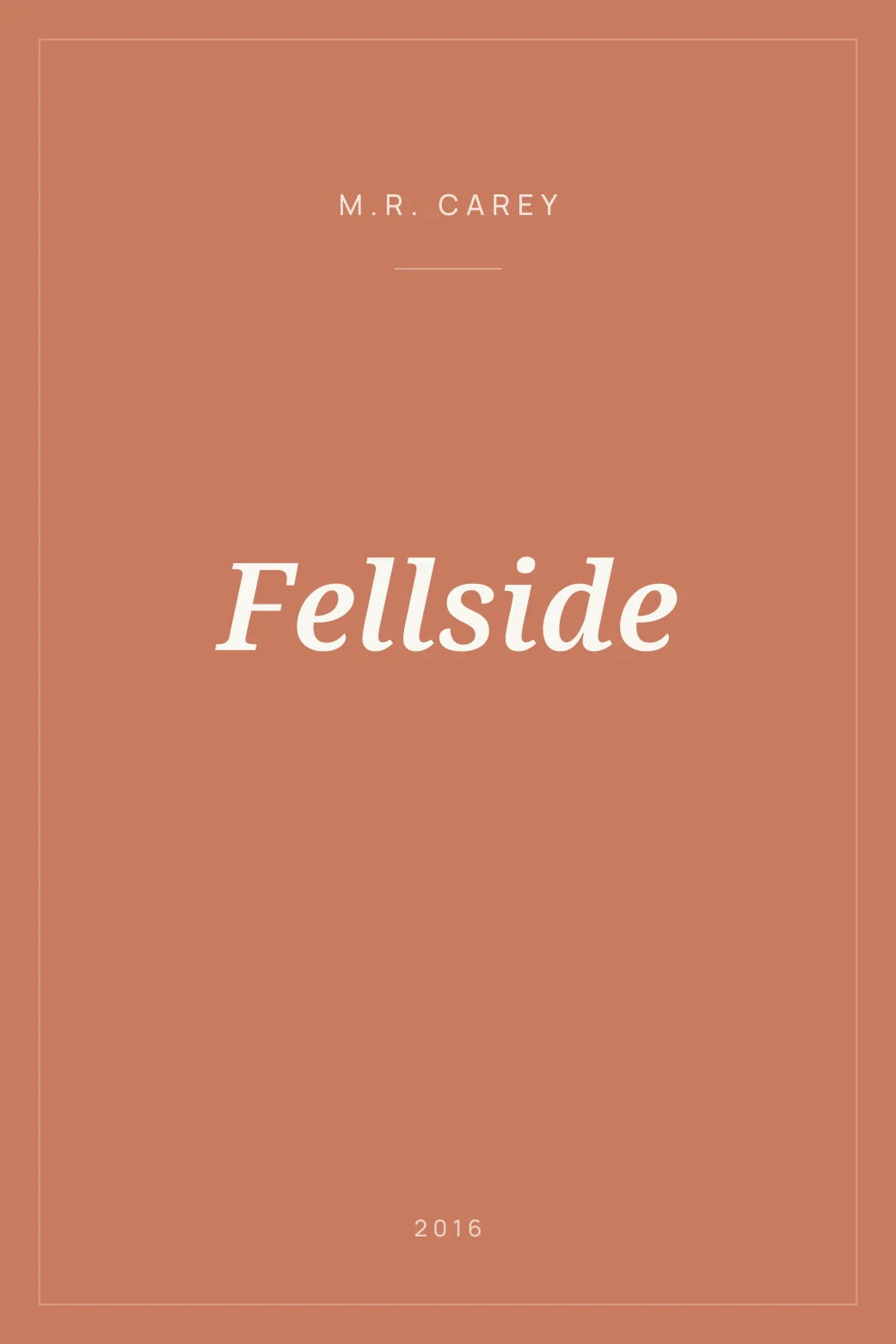 Portada de Fellside