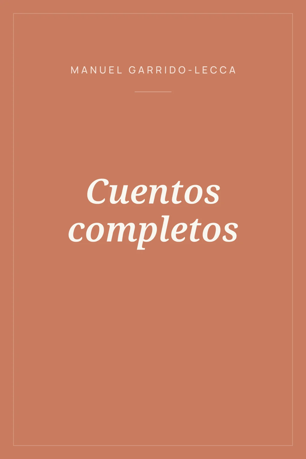Portada de Cuentos completos
