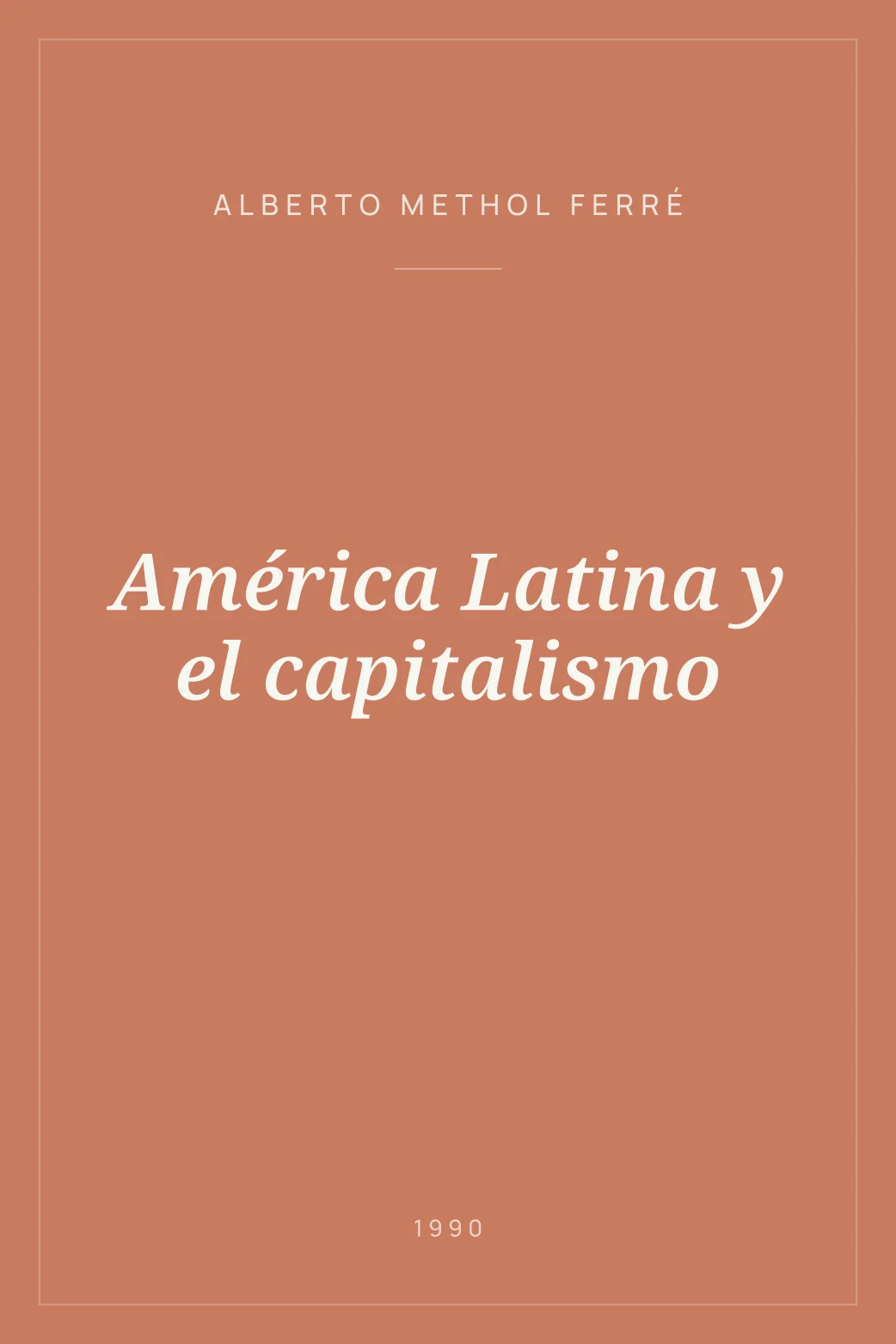 Portada de América Latina y el capitalismo