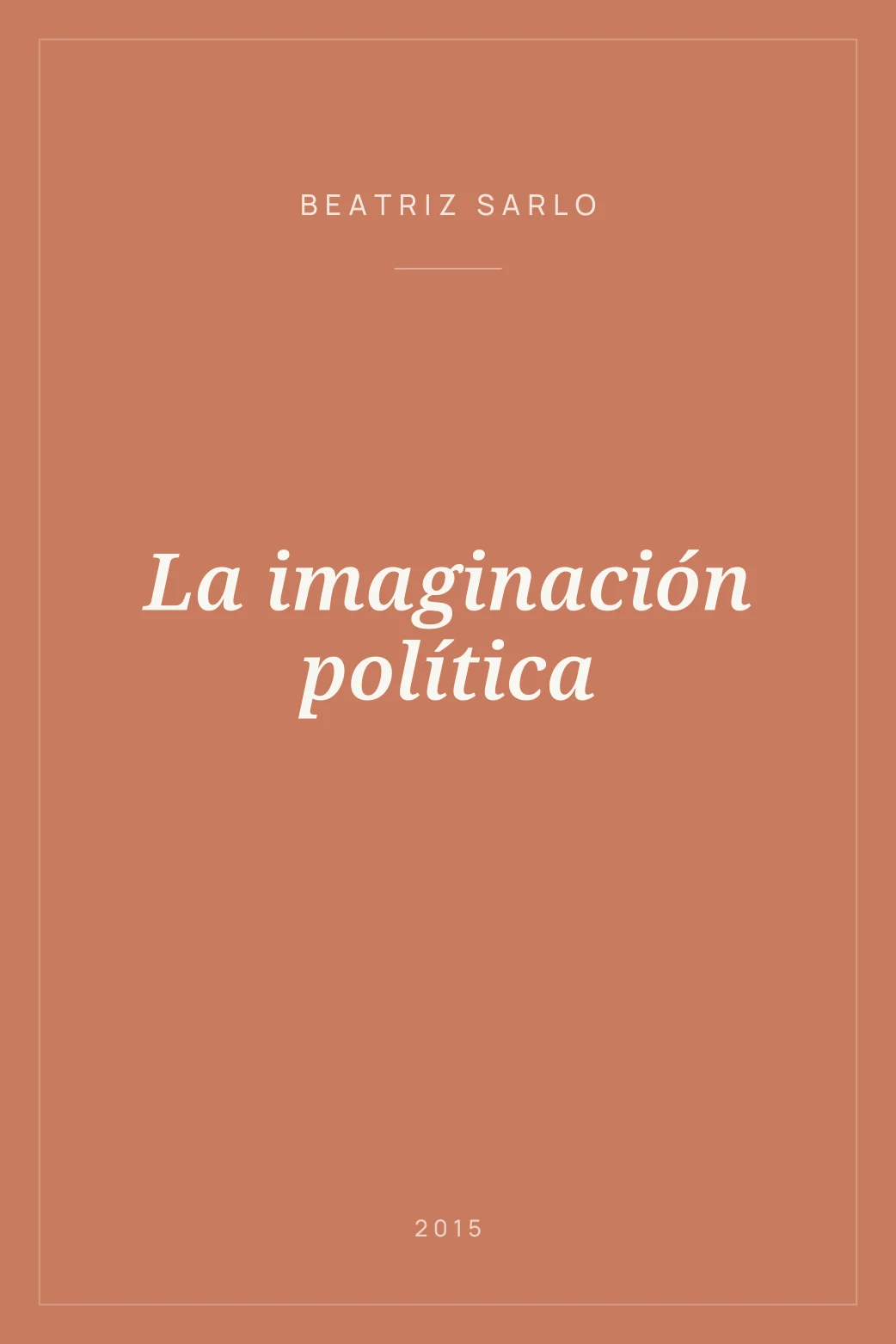 Portada de La imaginación política