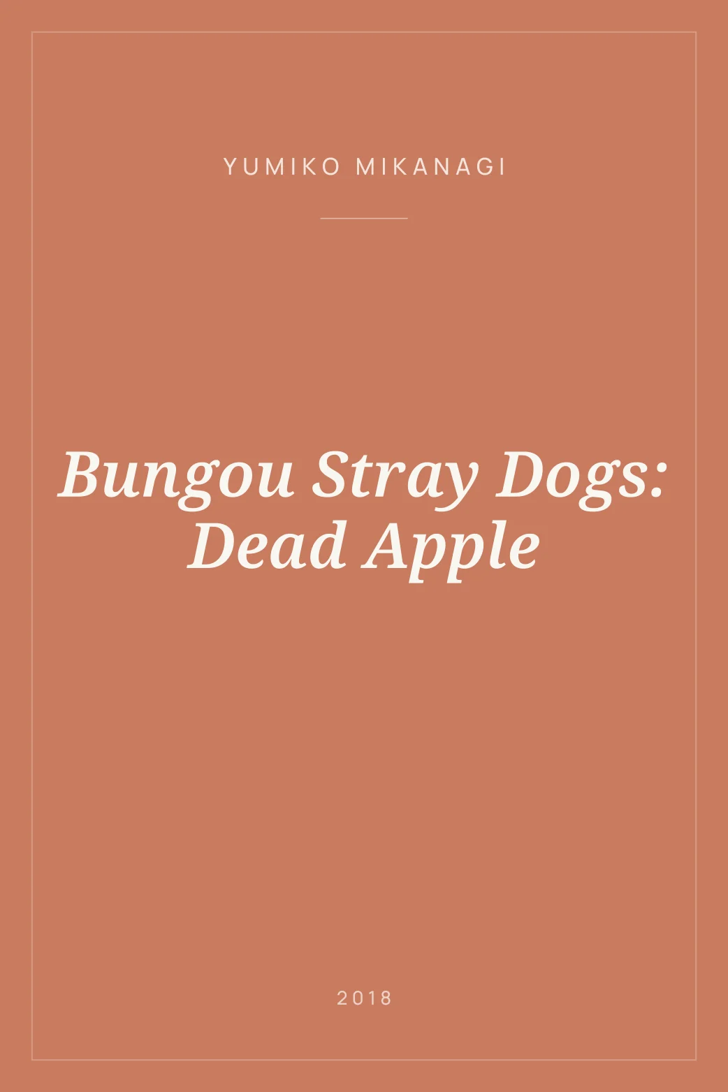 Portada de Bungou Stray Dogs: Dead Apple