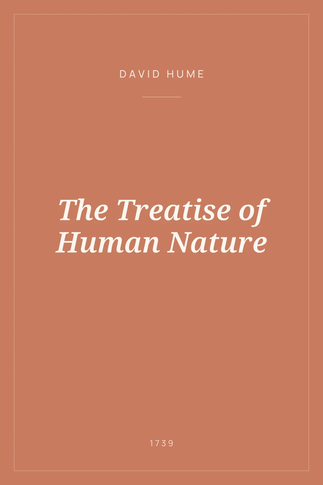 Portada de The Treatise of Human Nature