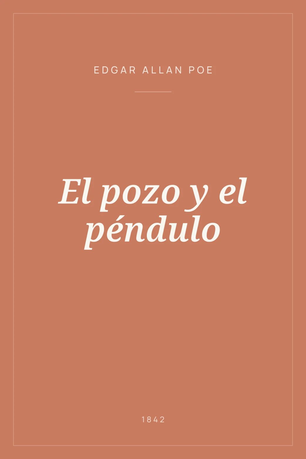 Portada de El pozo y el péndulo