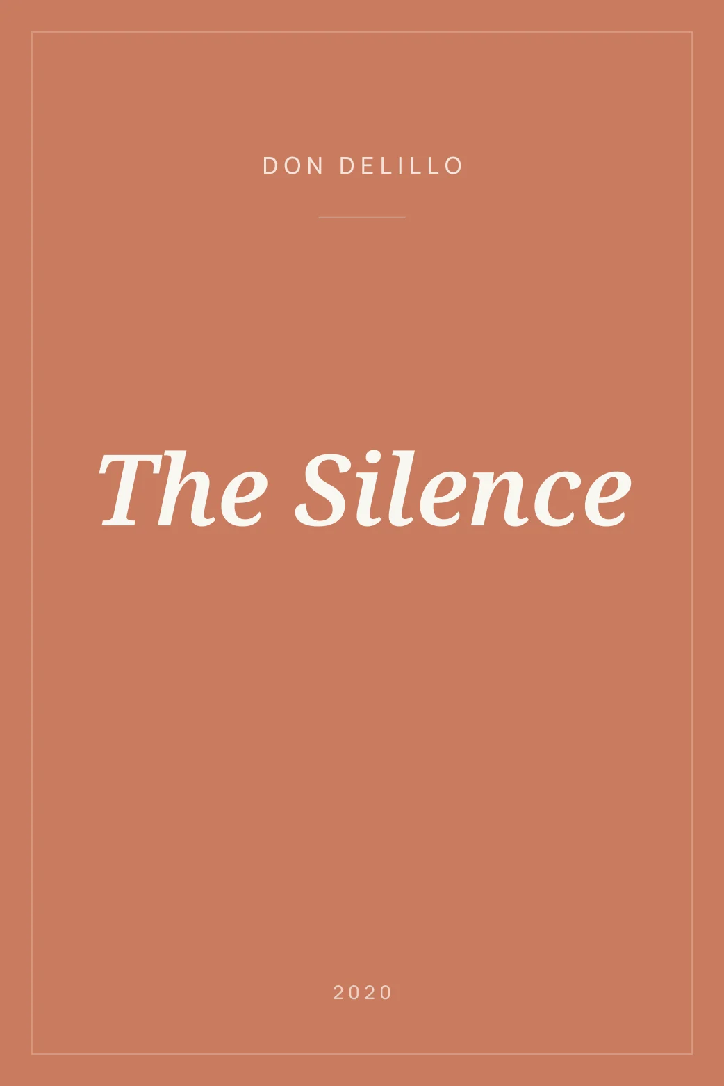 Portada de The Silence