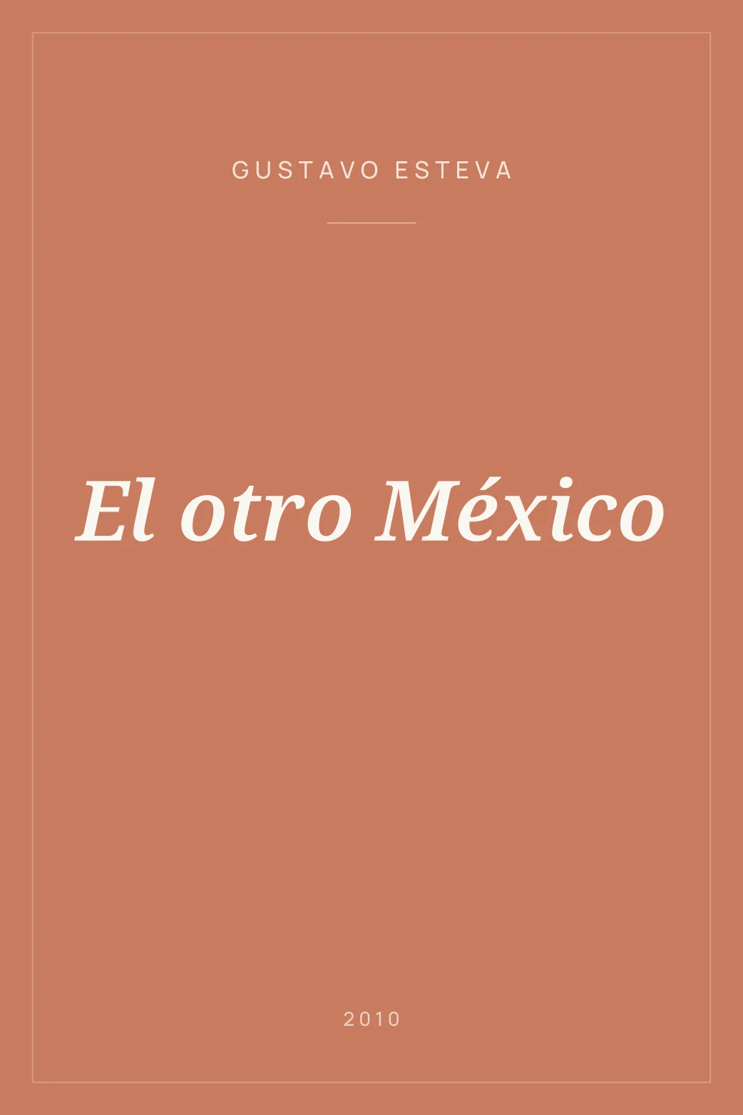 Portada de El otro México