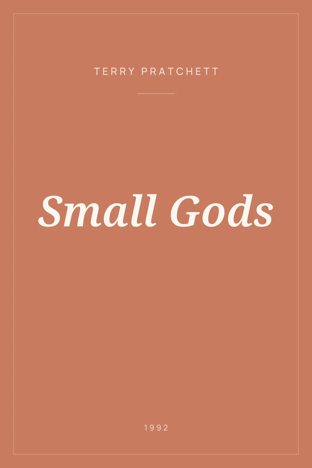 Portada de Small Gods