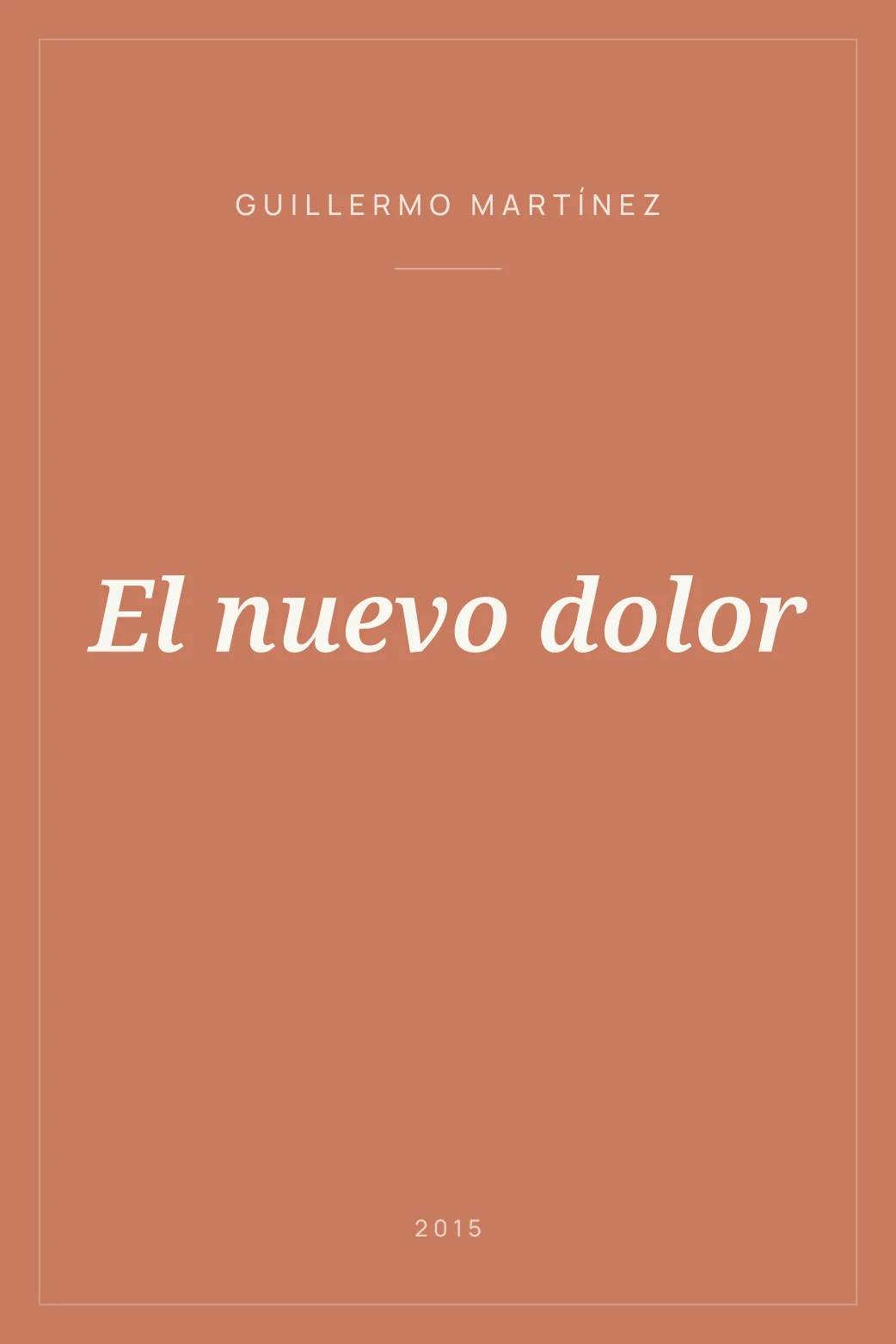 Portada de El nuevo dolor