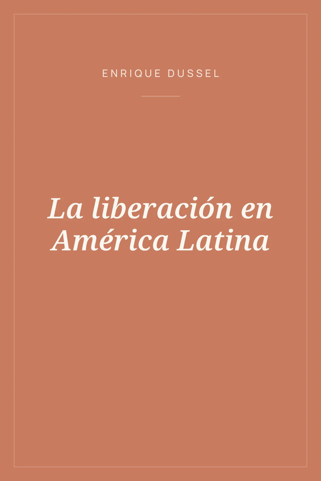 Portada de La liberación en América Latina