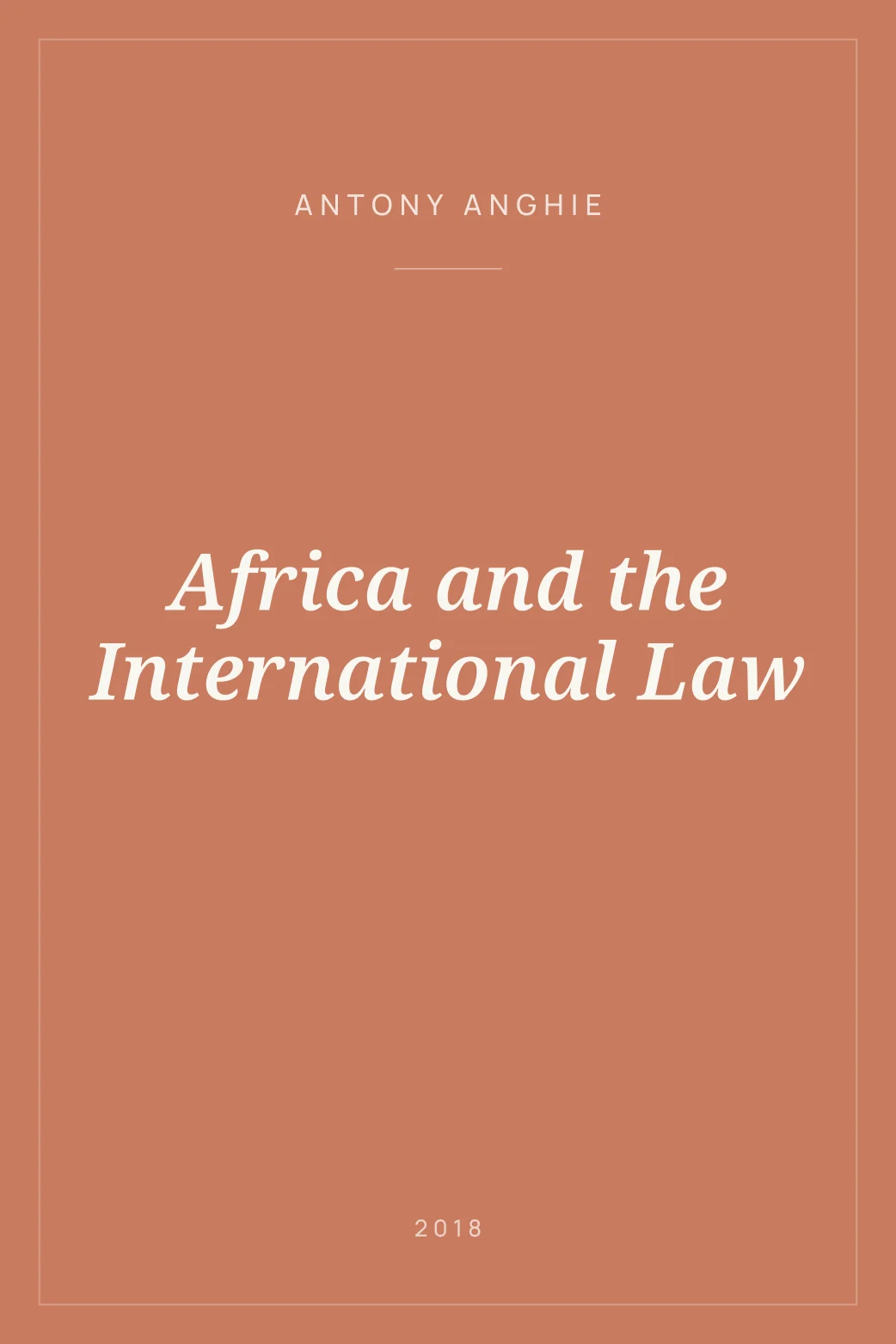 Portada de Africa and the International Law