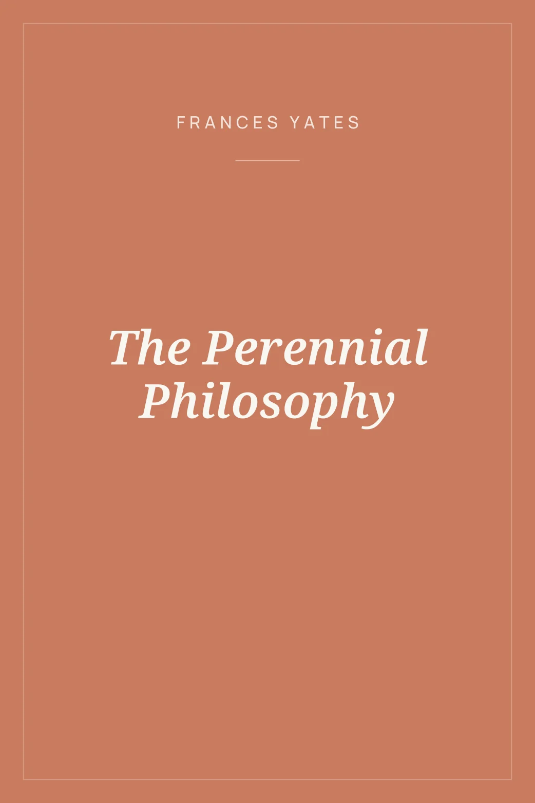 Portada de The Perennial Philosophy