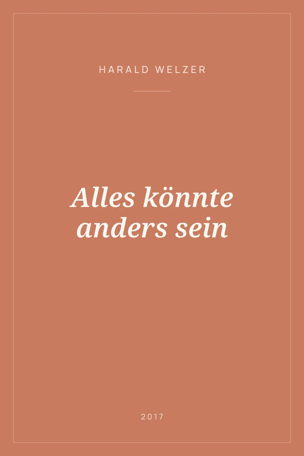 Portada de Alles könnte anders sein