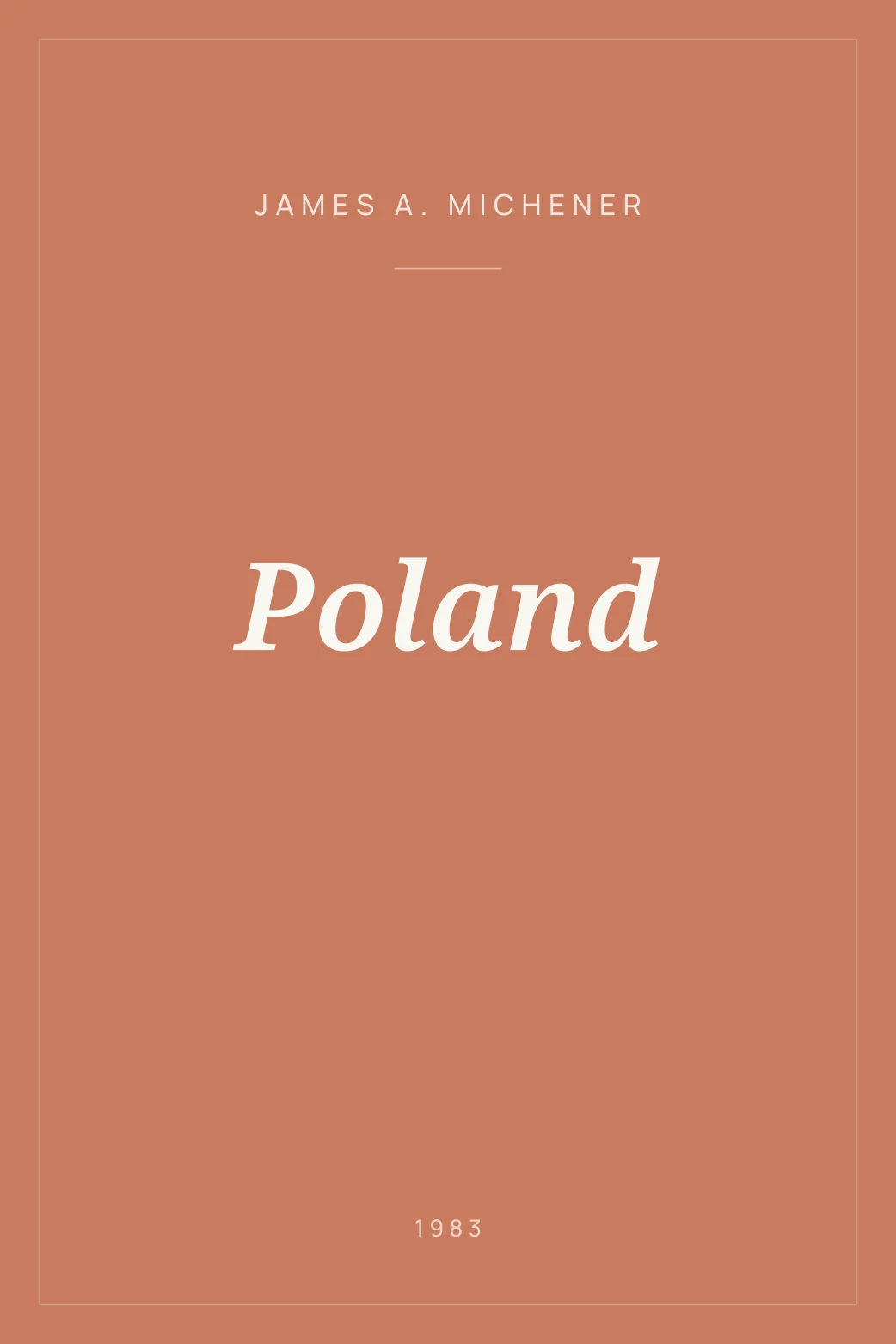 Portada de Poland