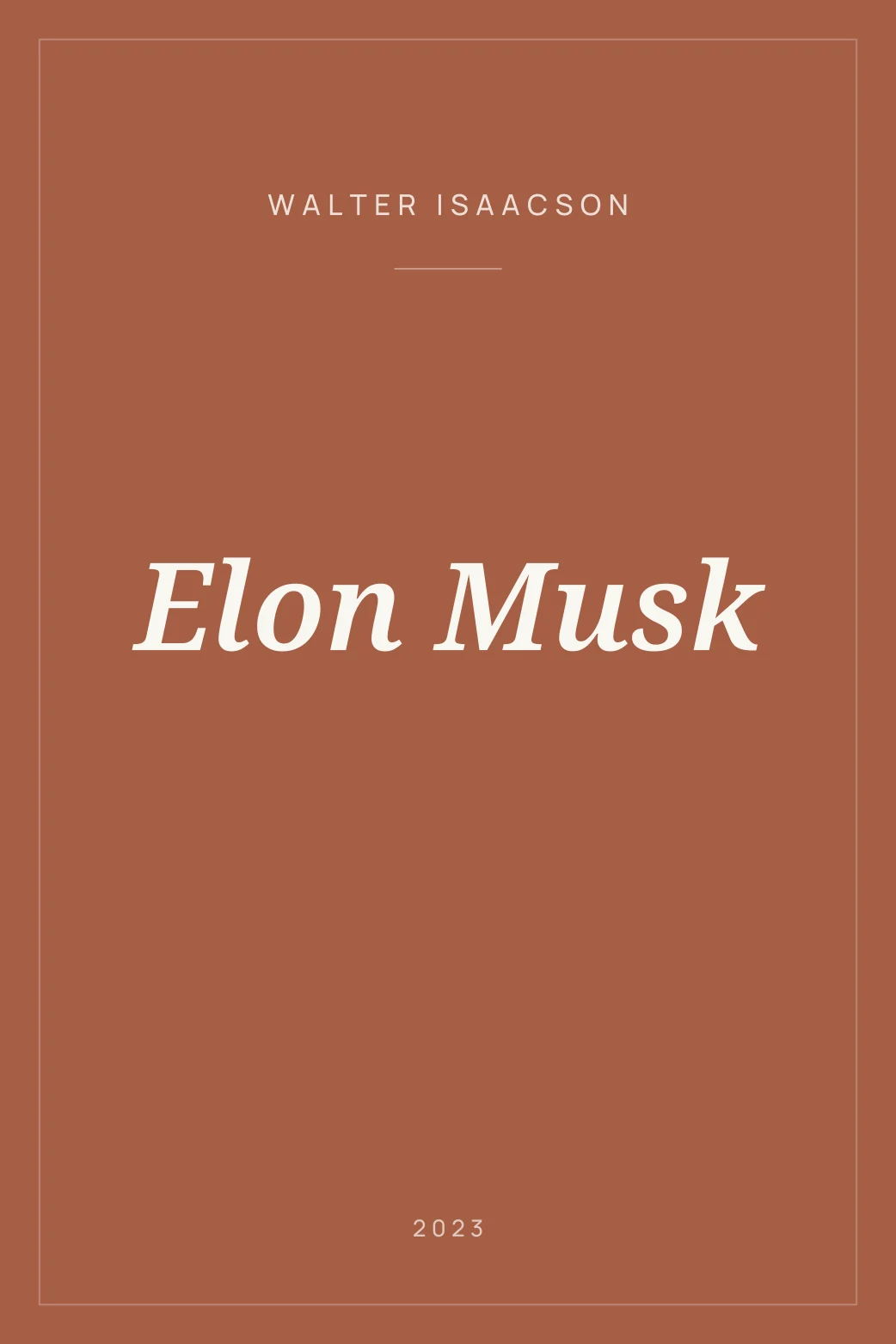 Portada de Elon Musk