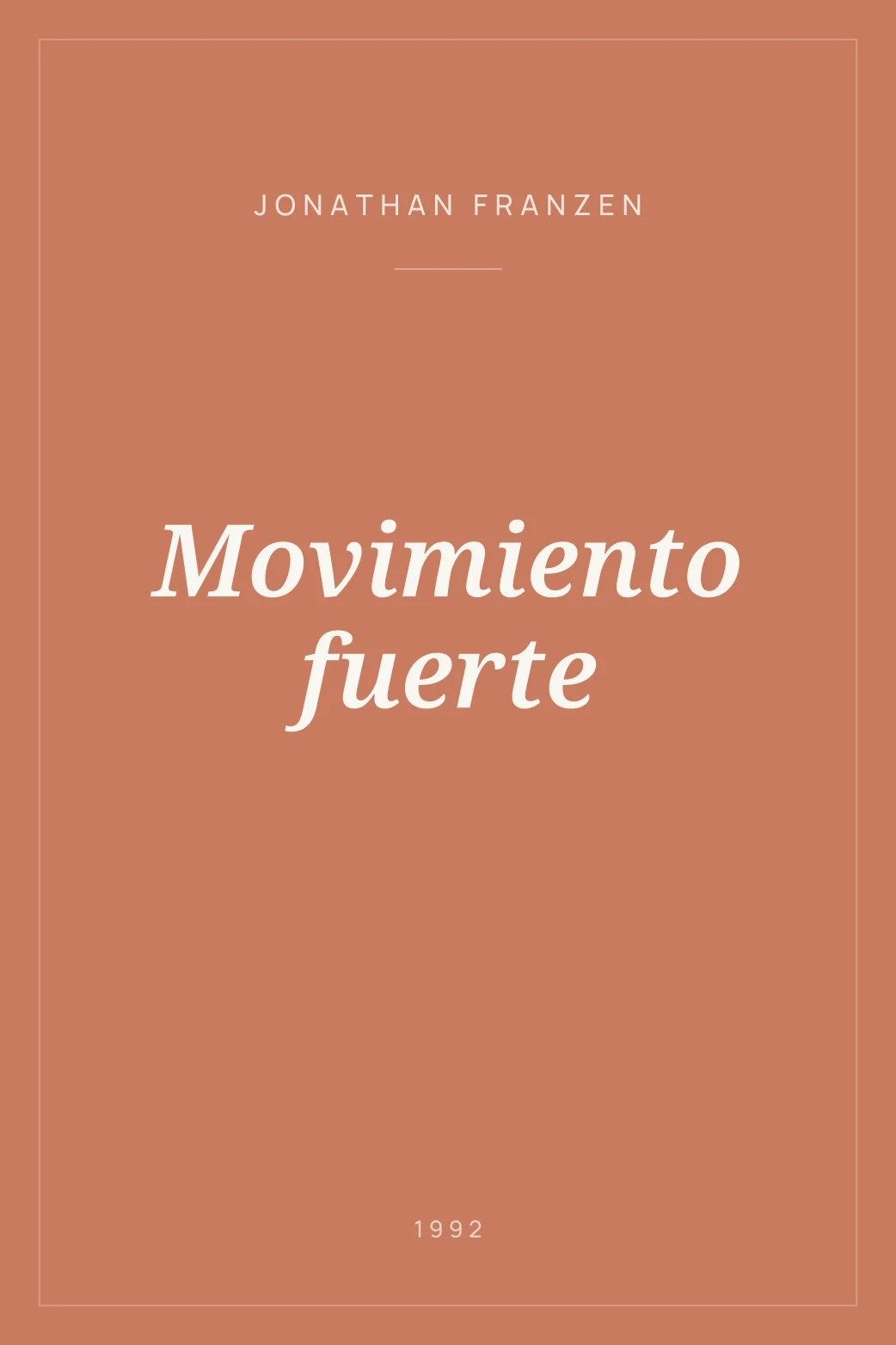Portada de Movimiento fuerte