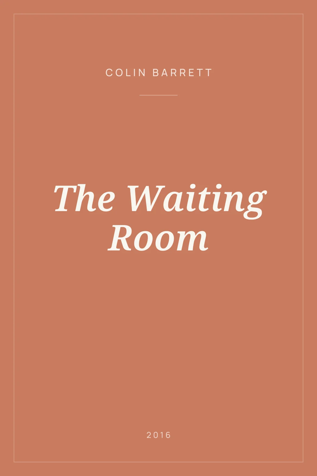 Portada de The Waiting Room
