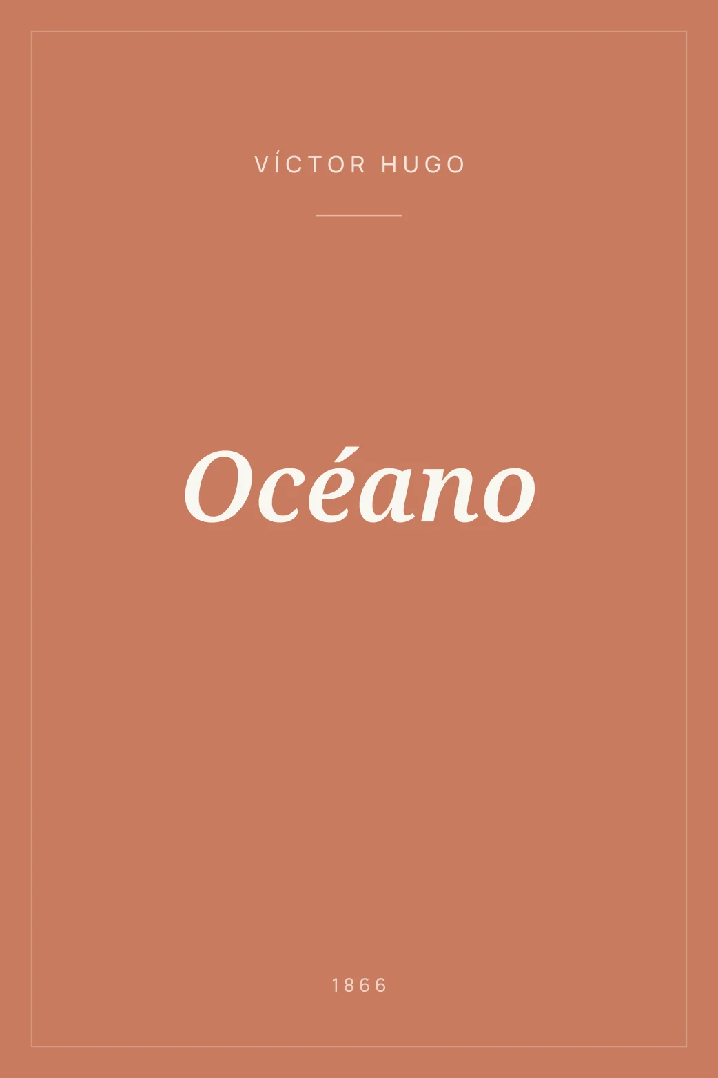 Portada de Océano