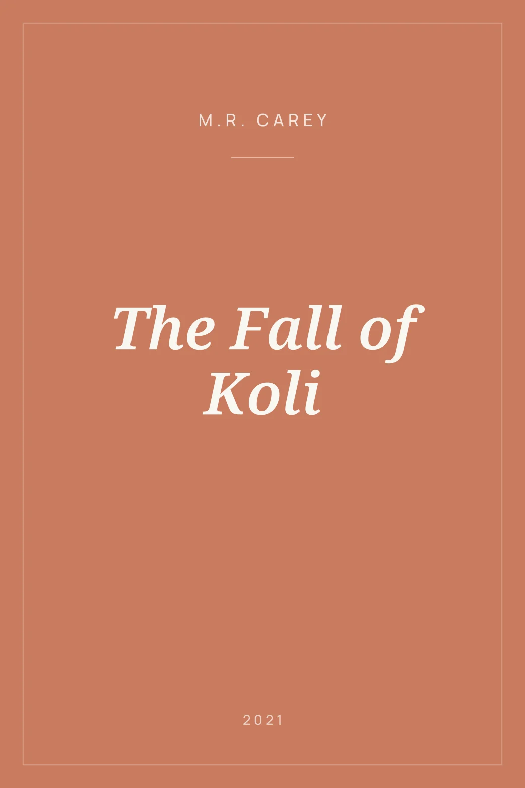 Portada de The Fall of Koli