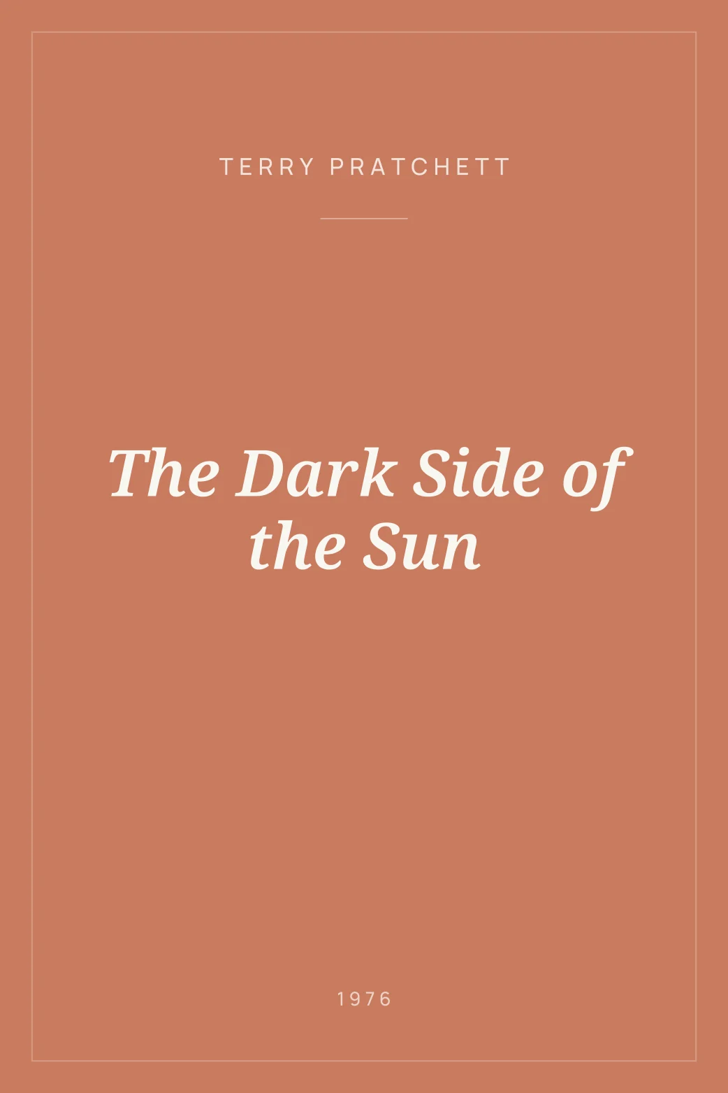 Portada de The Dark Side of the Sun