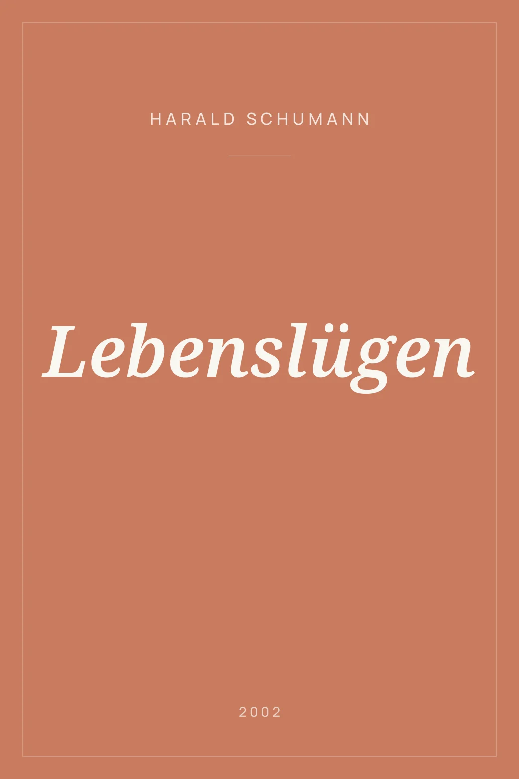 Portada de Lebenslügen