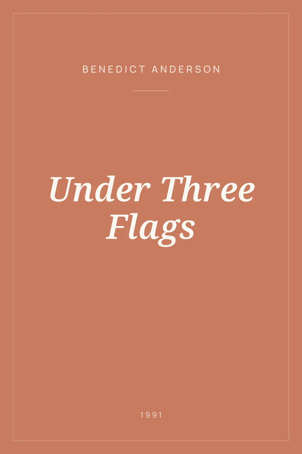Portada de Under Three Flags