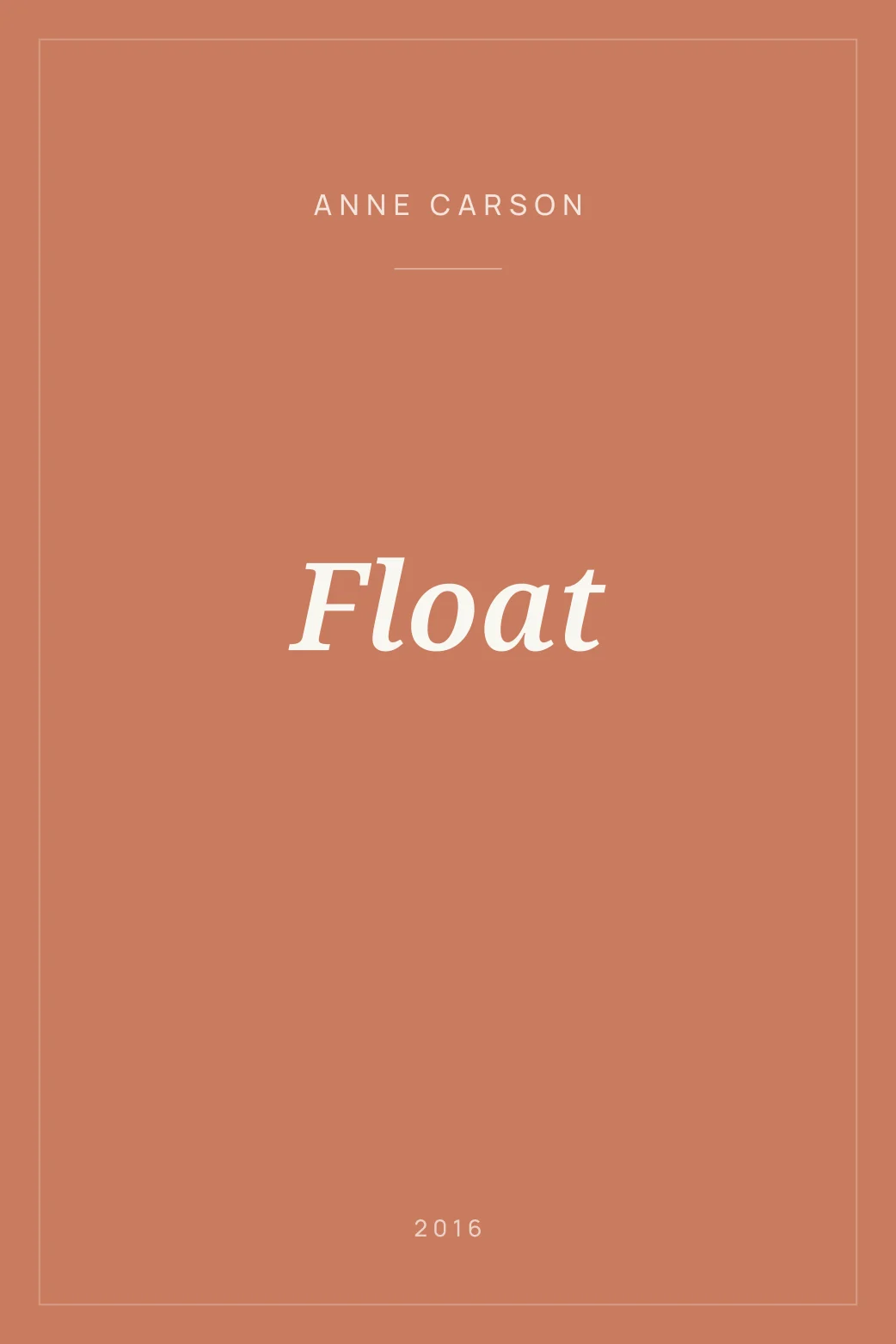 Portada de Float