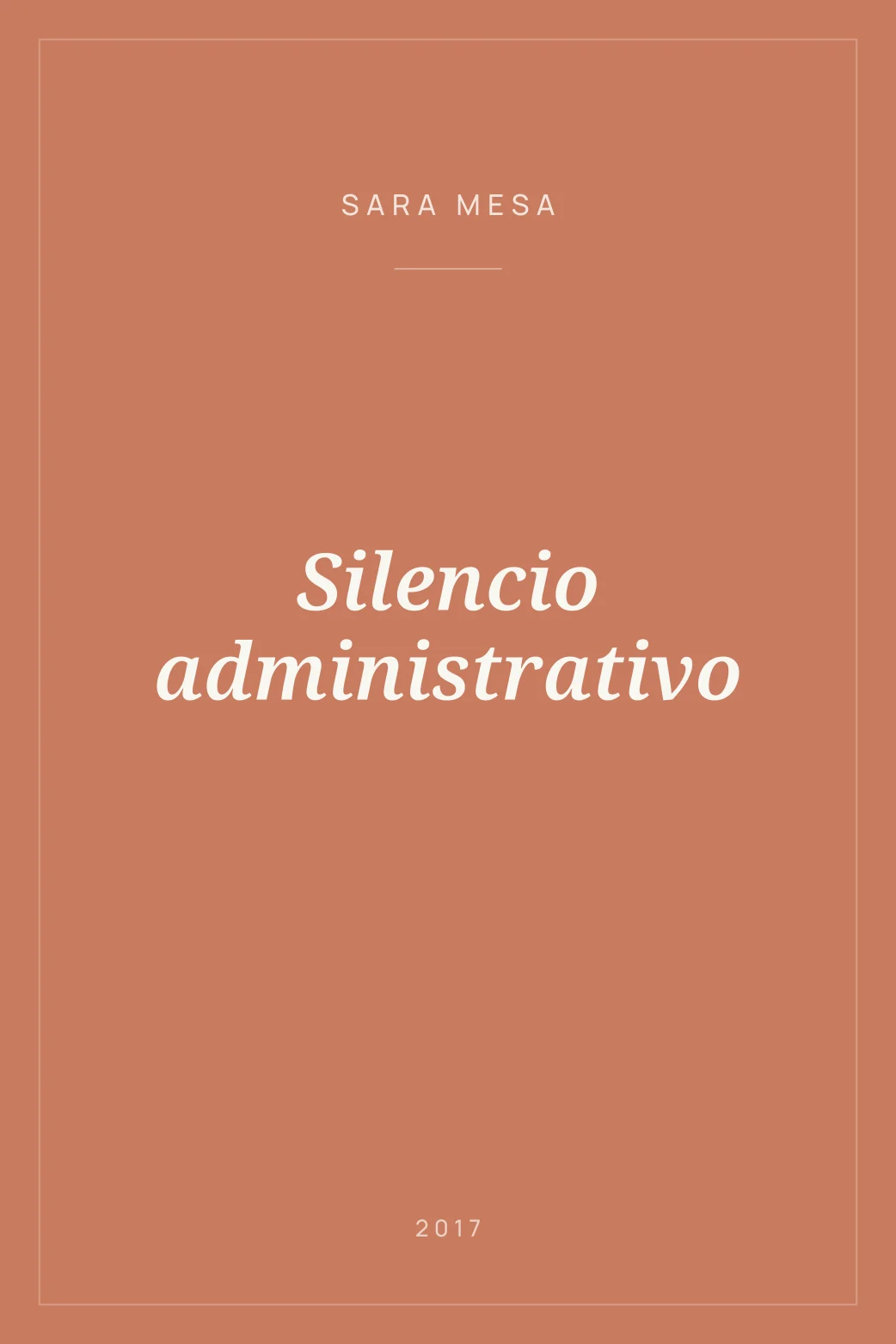 Portada de Silencio administrativo