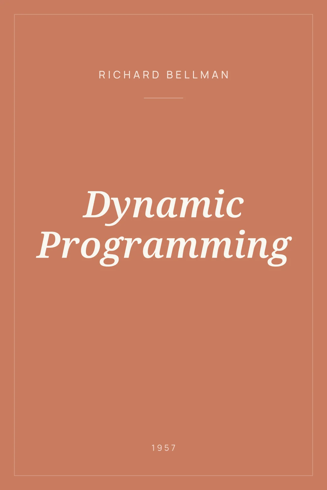 Portada de Dynamic Programming