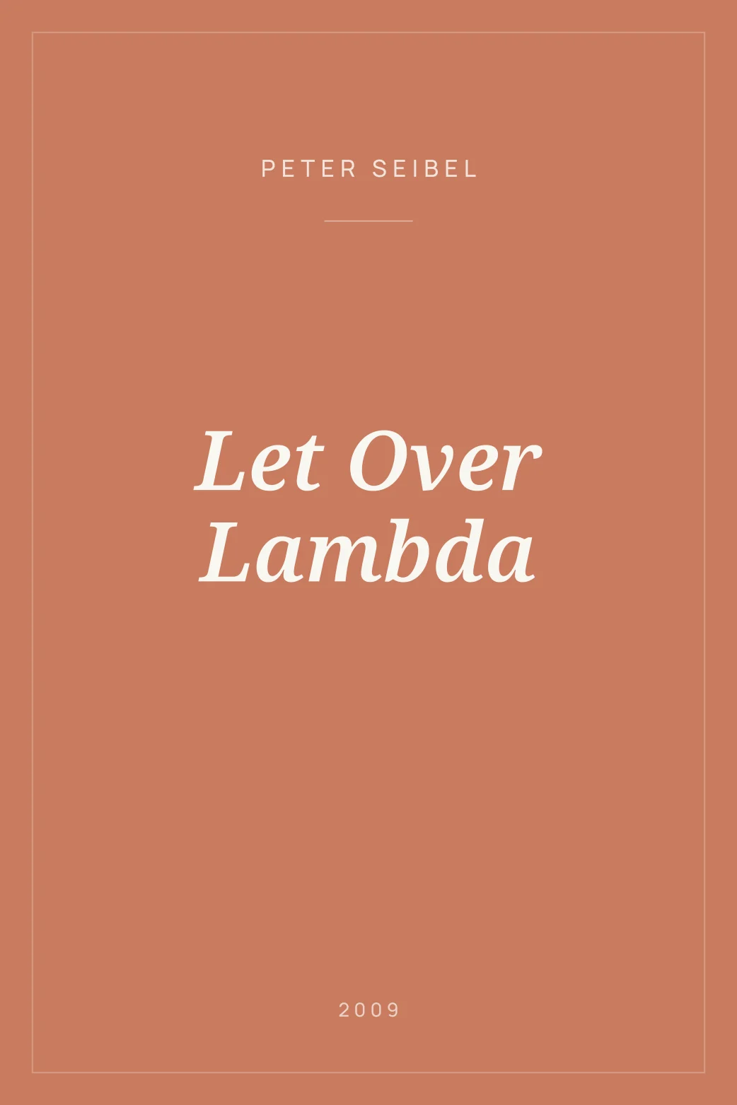 Portada de Let Over Lambda