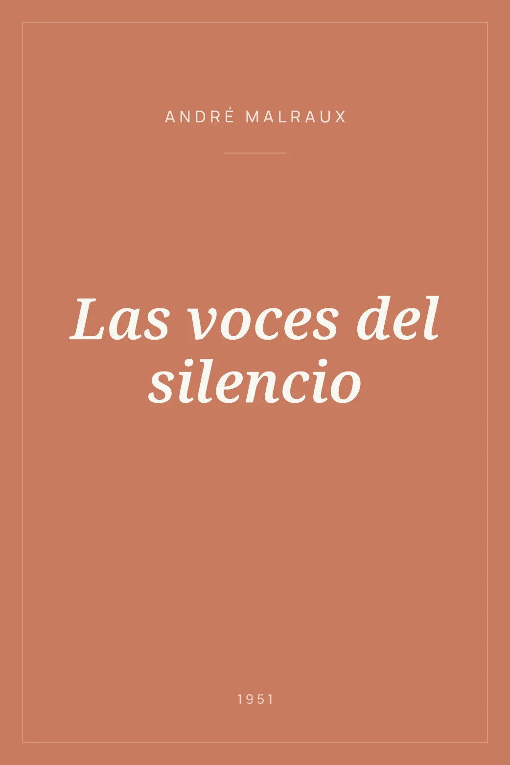Portada de Las voces del silencio