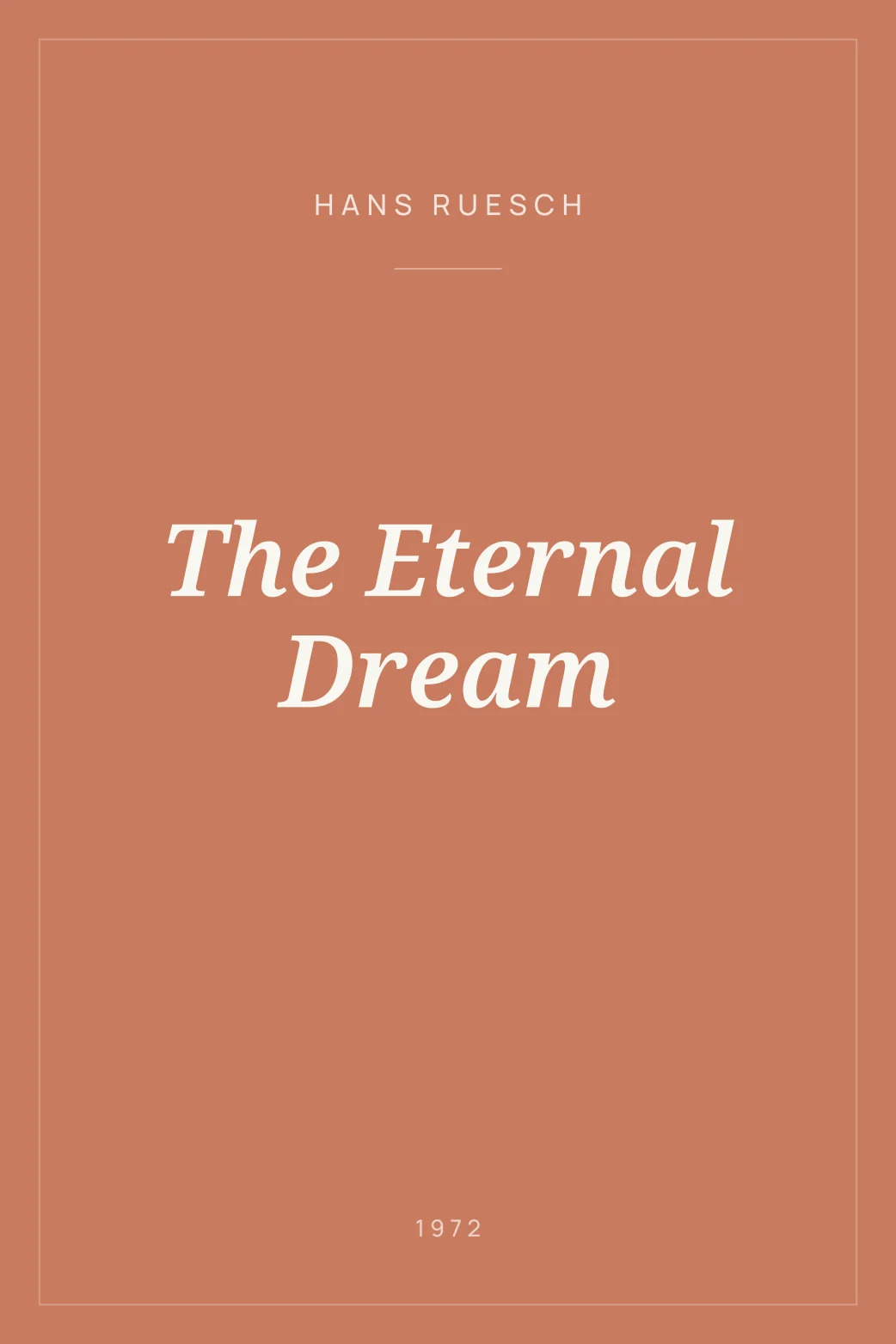 Portada de The Eternal Dream