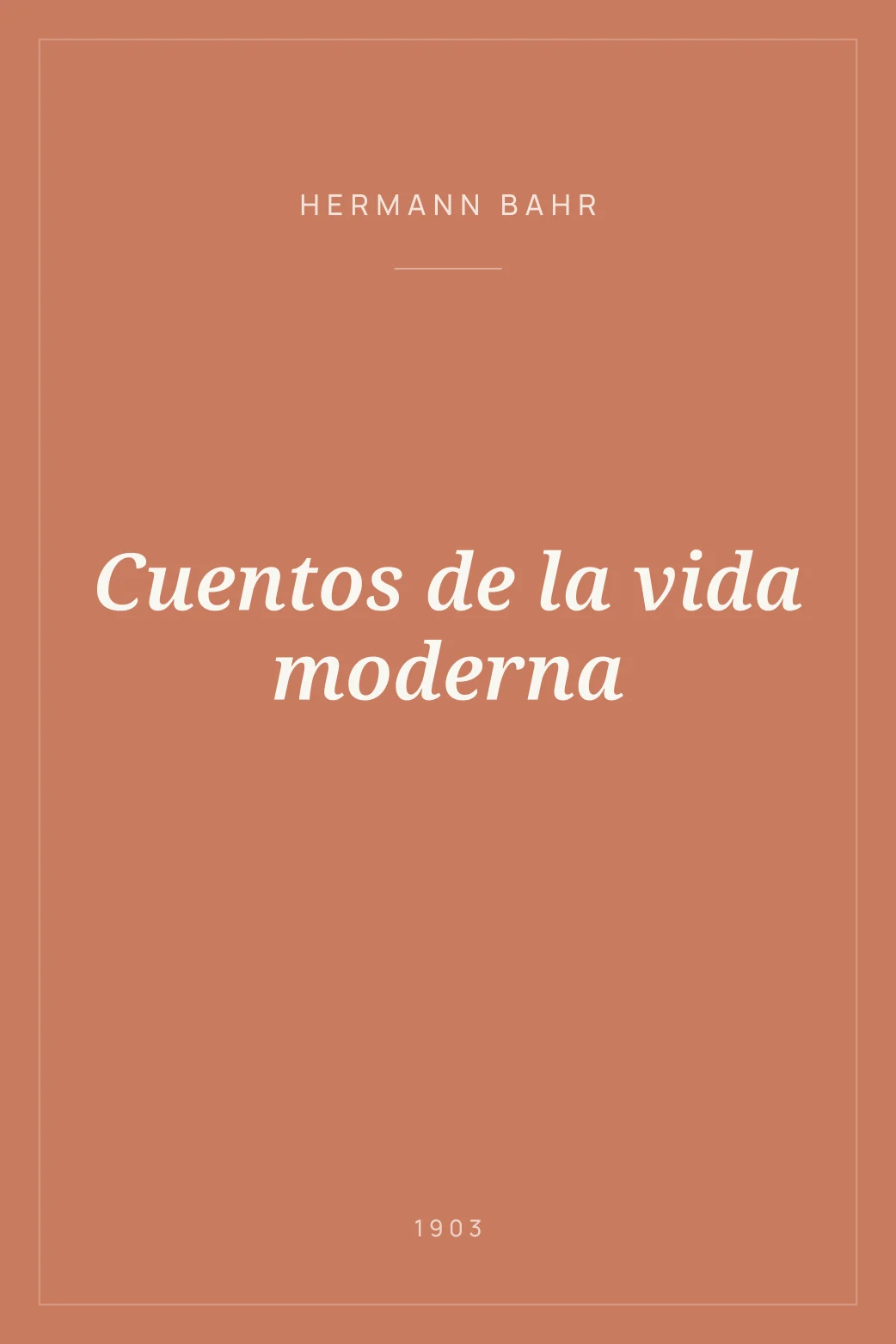 Portada de Cuentos de la vida moderna