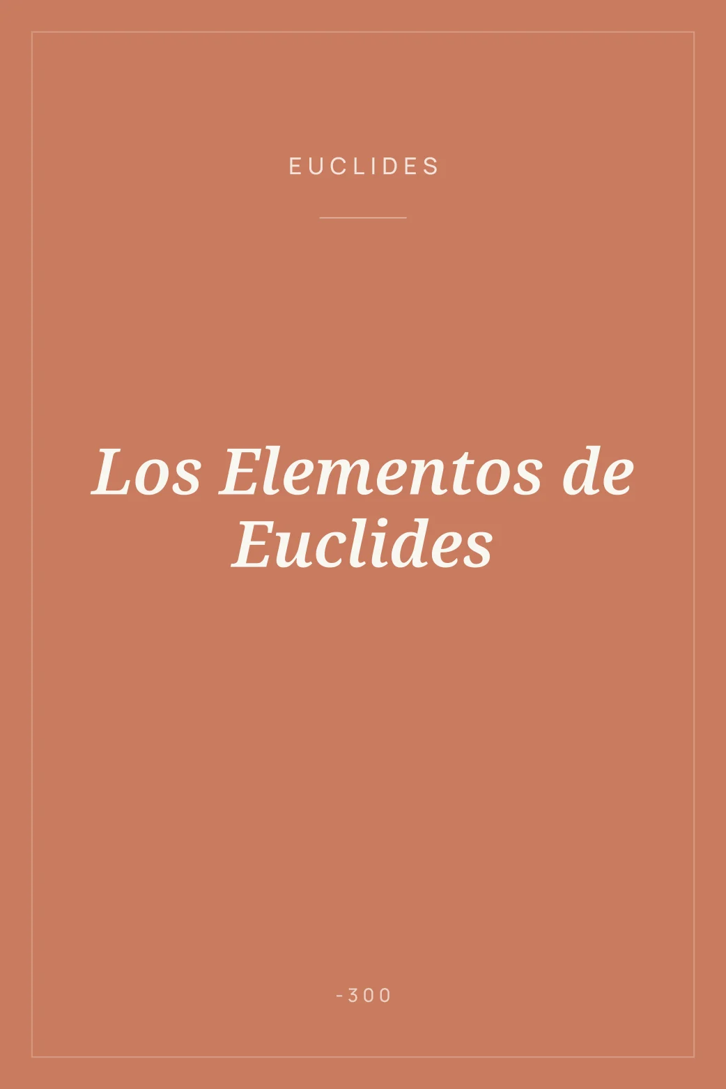 Portada de Los Elementos de Euclides