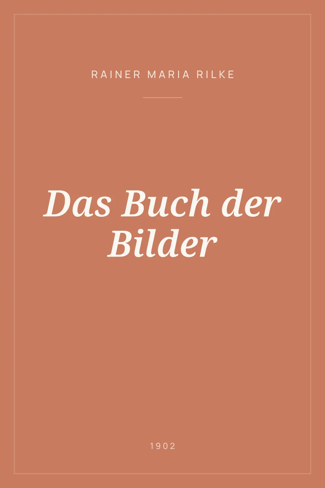Portada de Das Buch der Bilder