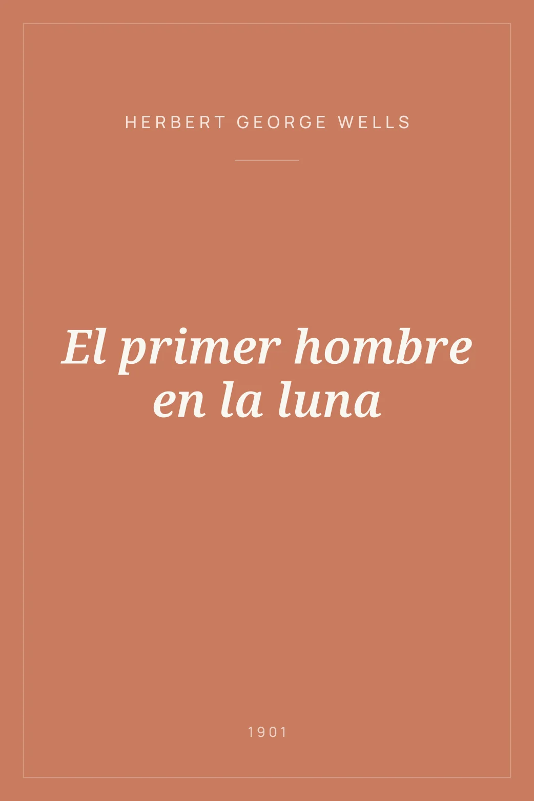 Portada de El primer hombre en la luna