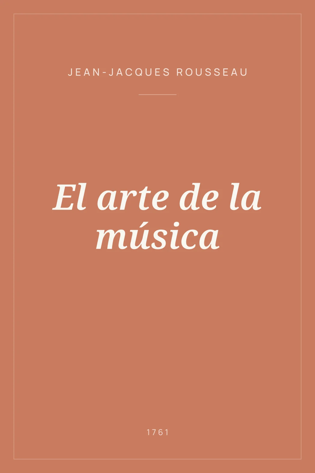 Portada de El arte de la música