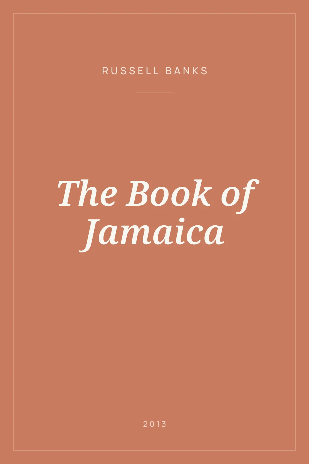 Portada de The Book of Jamaica