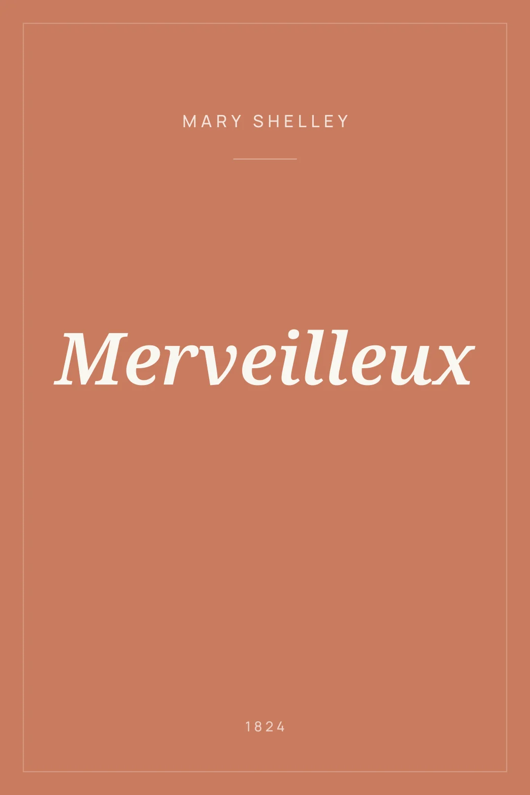 Portada de Merveilleux